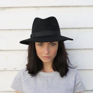 Ace Of Something Black Wool Fedora